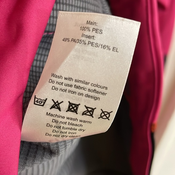 BJORN DAEHLIE Women's Bj Sport Windbreaker Jacket Size XS in Pink - Picture 7 of 8